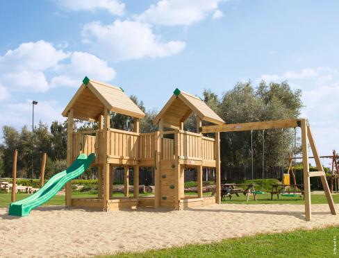 Climbing Frame with Swing for Public Use • Hy-land P6s